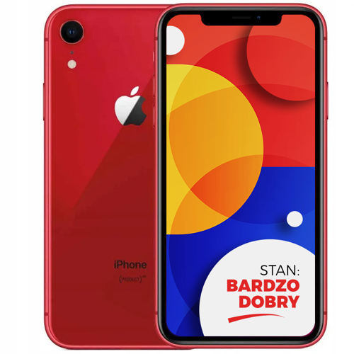 Apple iPhone XR Red 64GB Smartfon - Stan Bardzo Dobry