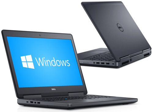 Laptop Dell Precision 7520 WorkStation i7 - 6820HQ / 16GB / bez dysku / 15,6 FullHD / M1200M / W7 / Klasa A